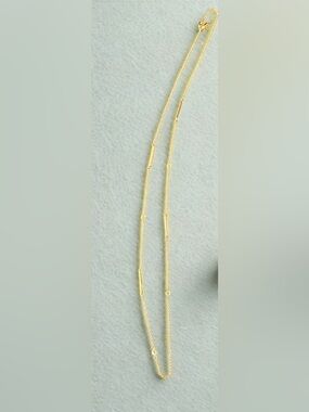 Kate Spade Gold‑Tone Crystal Station Long Necklace – Excellent Condition